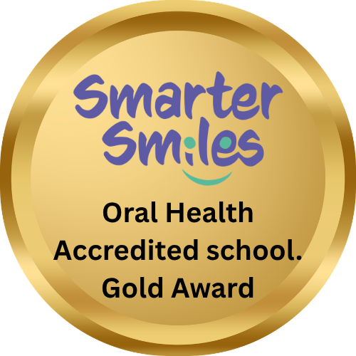 Smarter Smiles Oral Health Accredited school. Gold Award