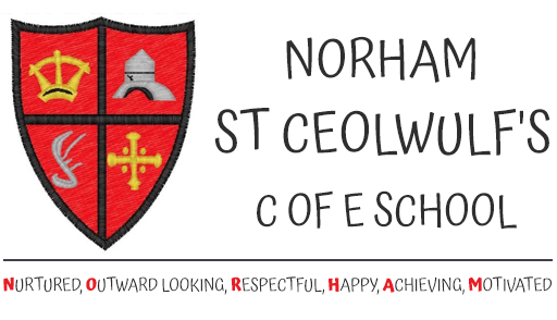 Norham St Ceolwulf's C of E First School Logo