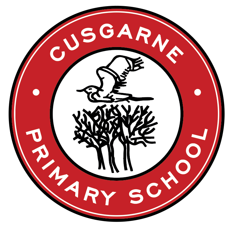 Cusgarne Primary School Logo