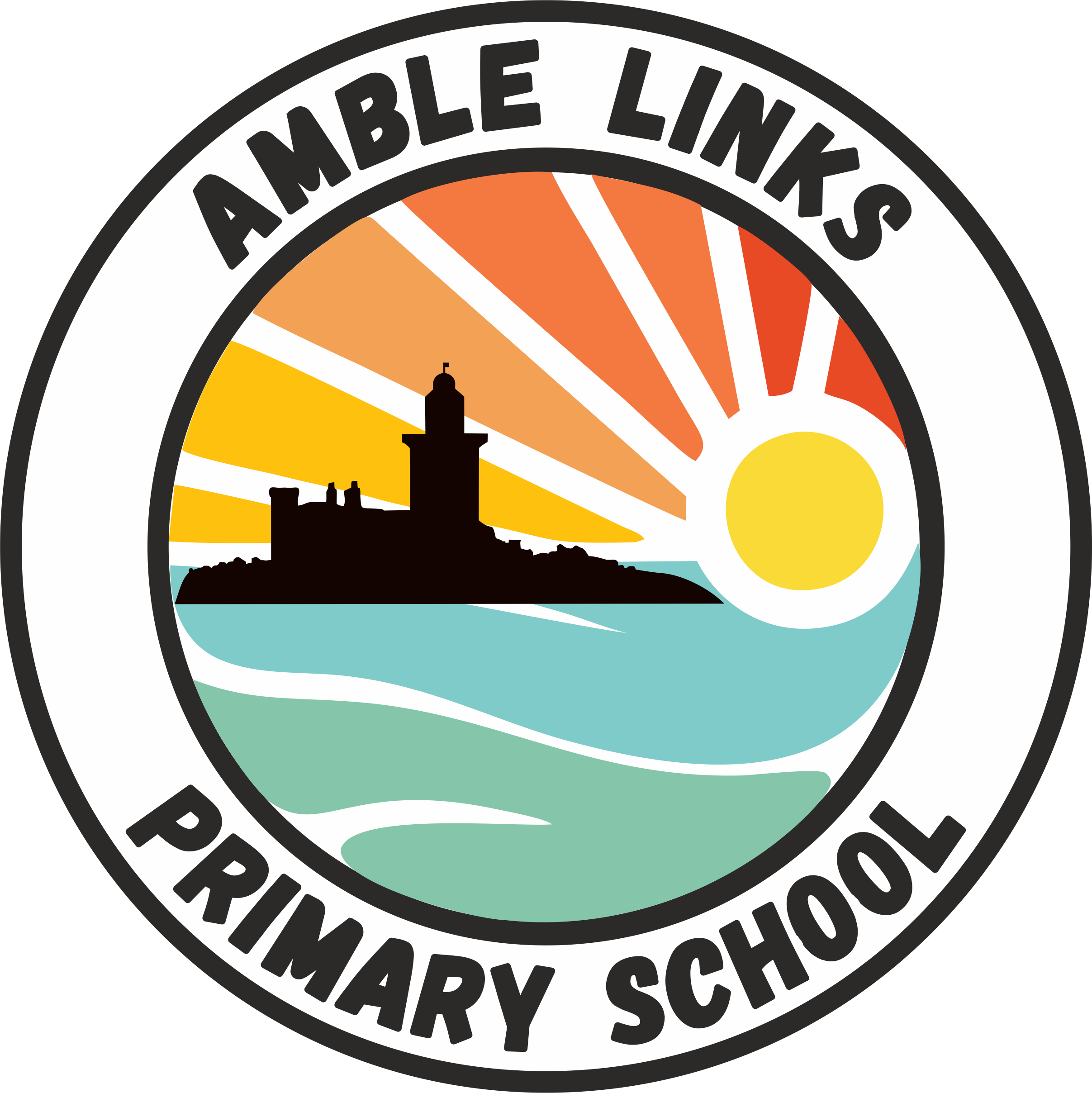 Amble Links Primary School Logo