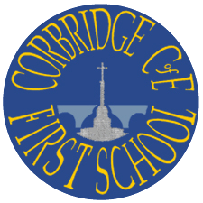 Corbridge C of E Aided First School Logo