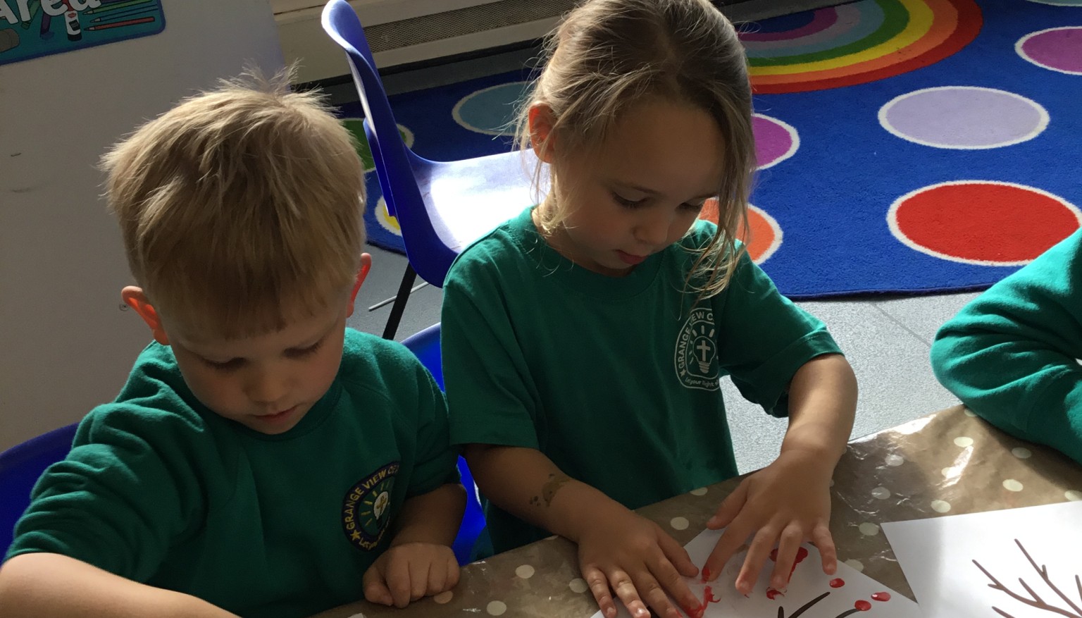 Finger painting