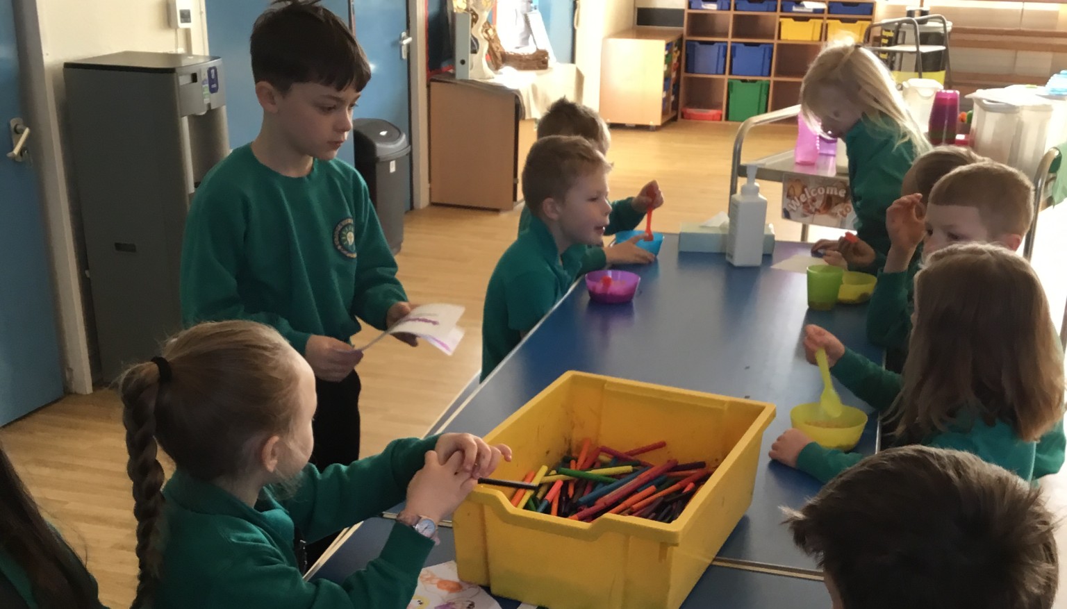 There are lots of resources to choose from, depending on what the children would like to do.