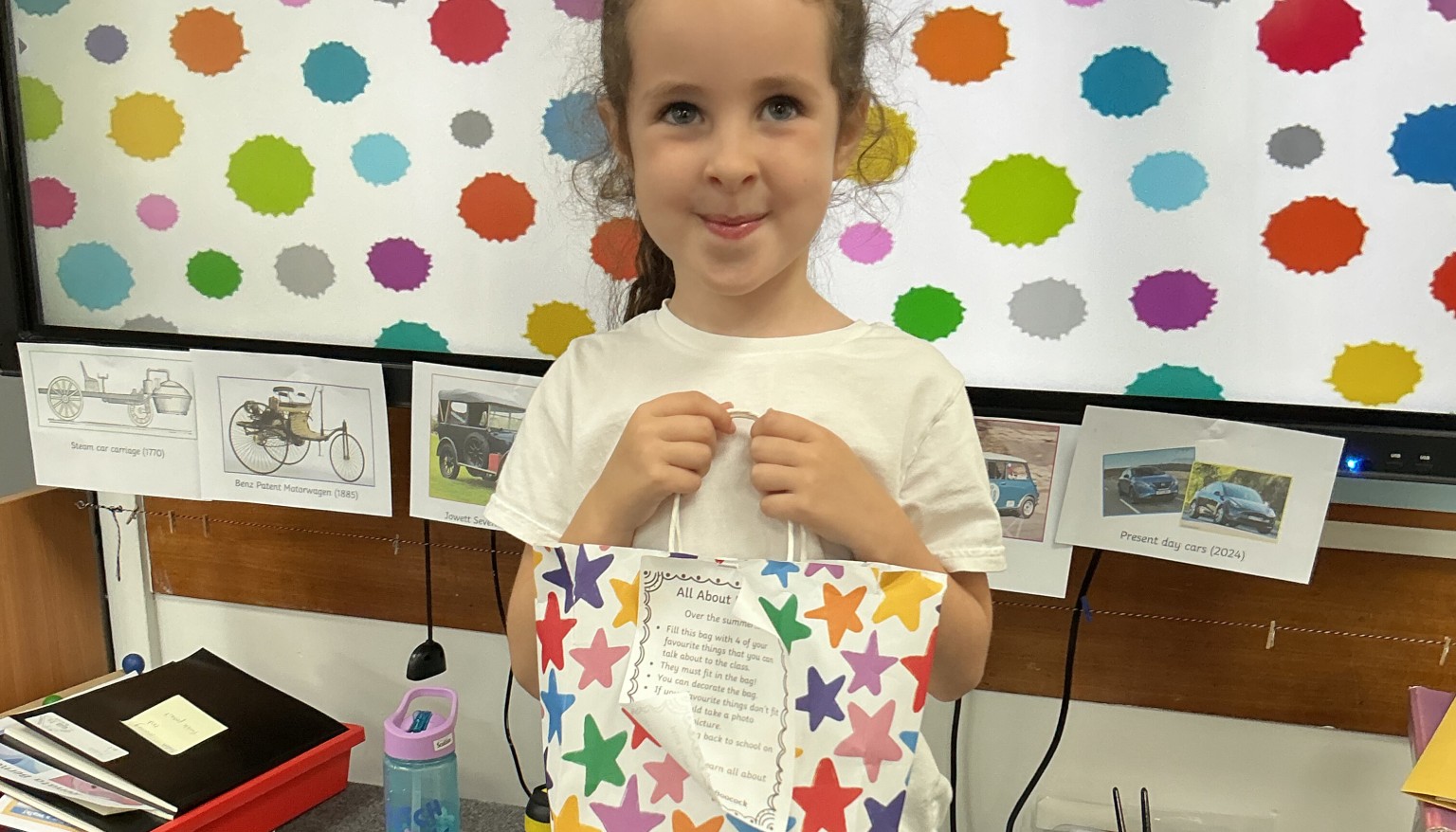 I got to share some things about me. 