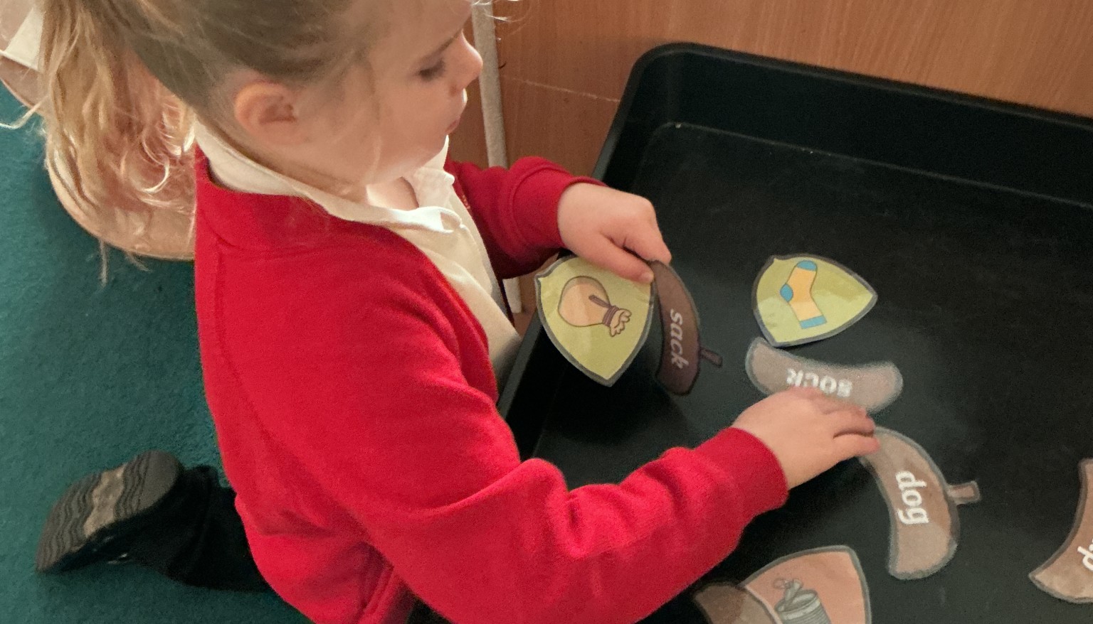 Matching CVC words and pictures