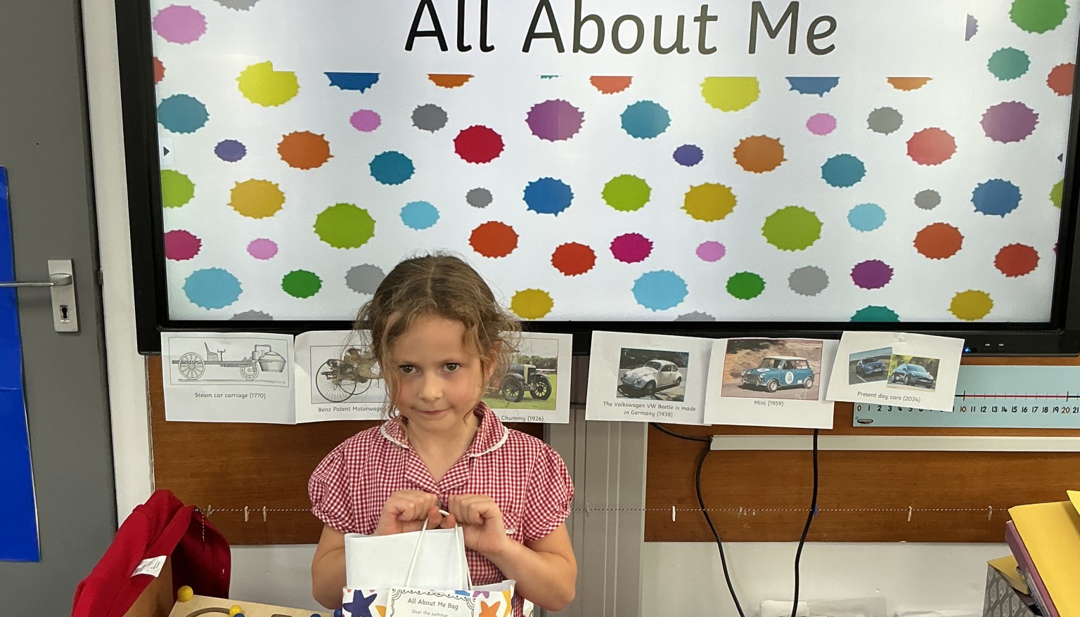 I got to share some things about me. 