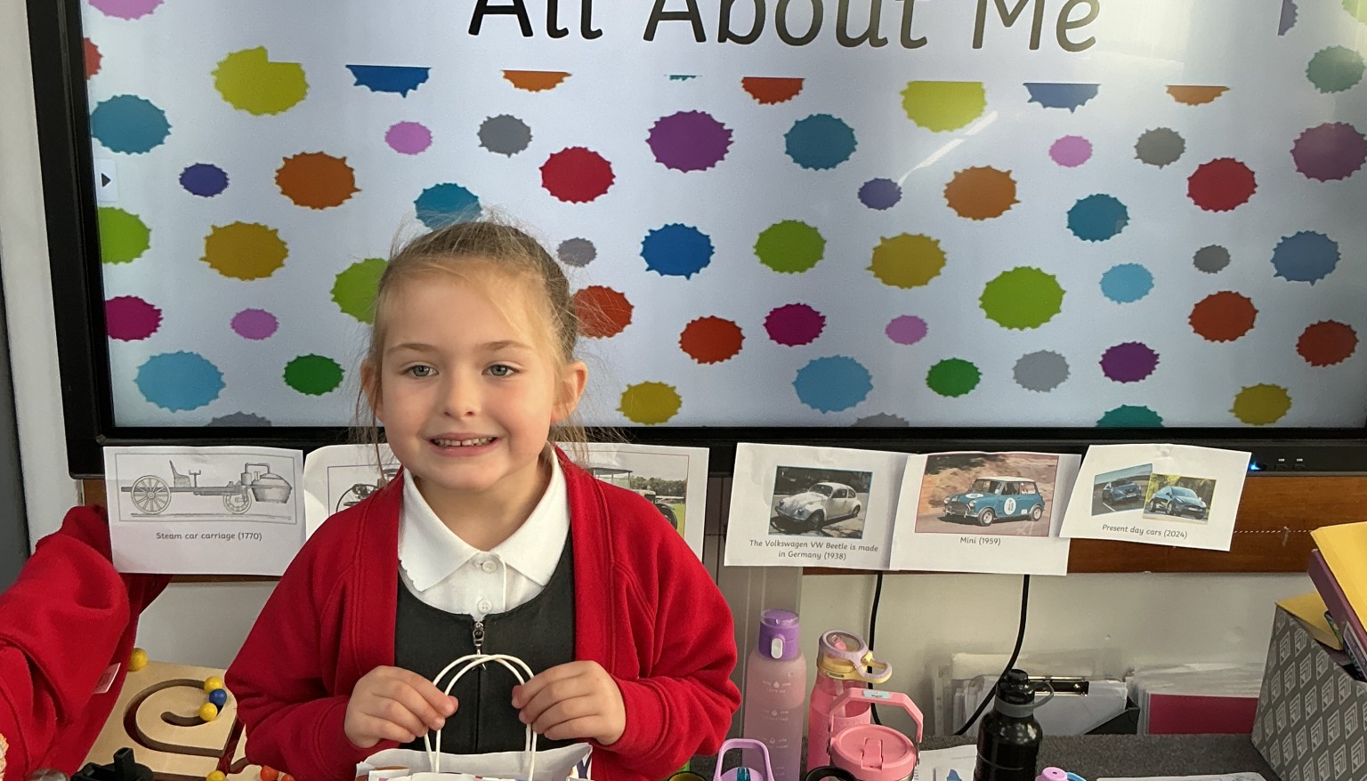 I got to share some things about me. 