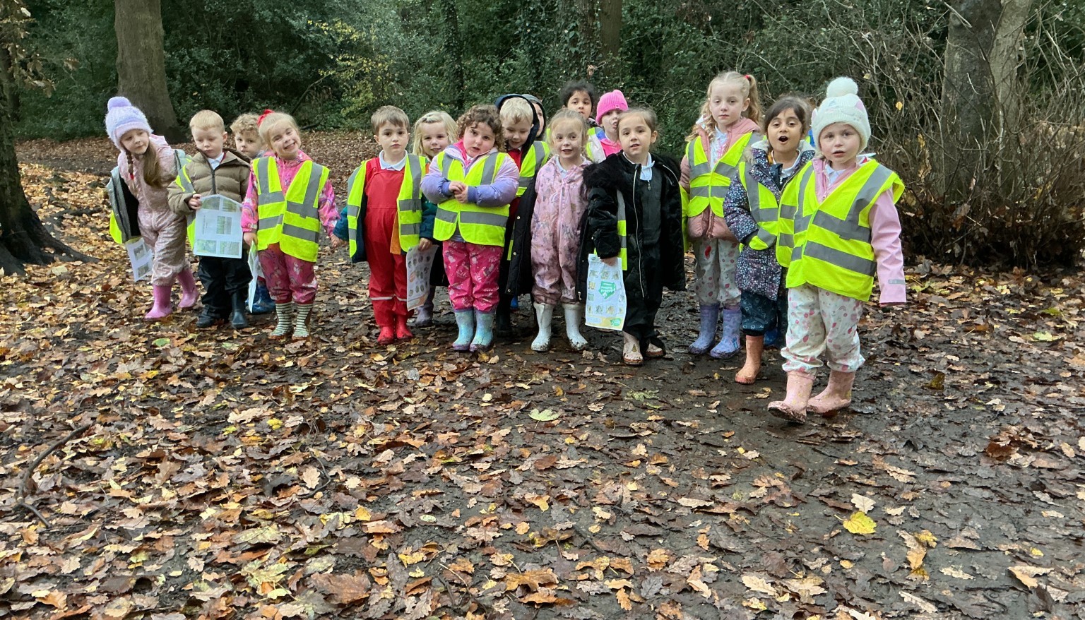 Reception local walk to Buck Woods (Autumn Term 2025)