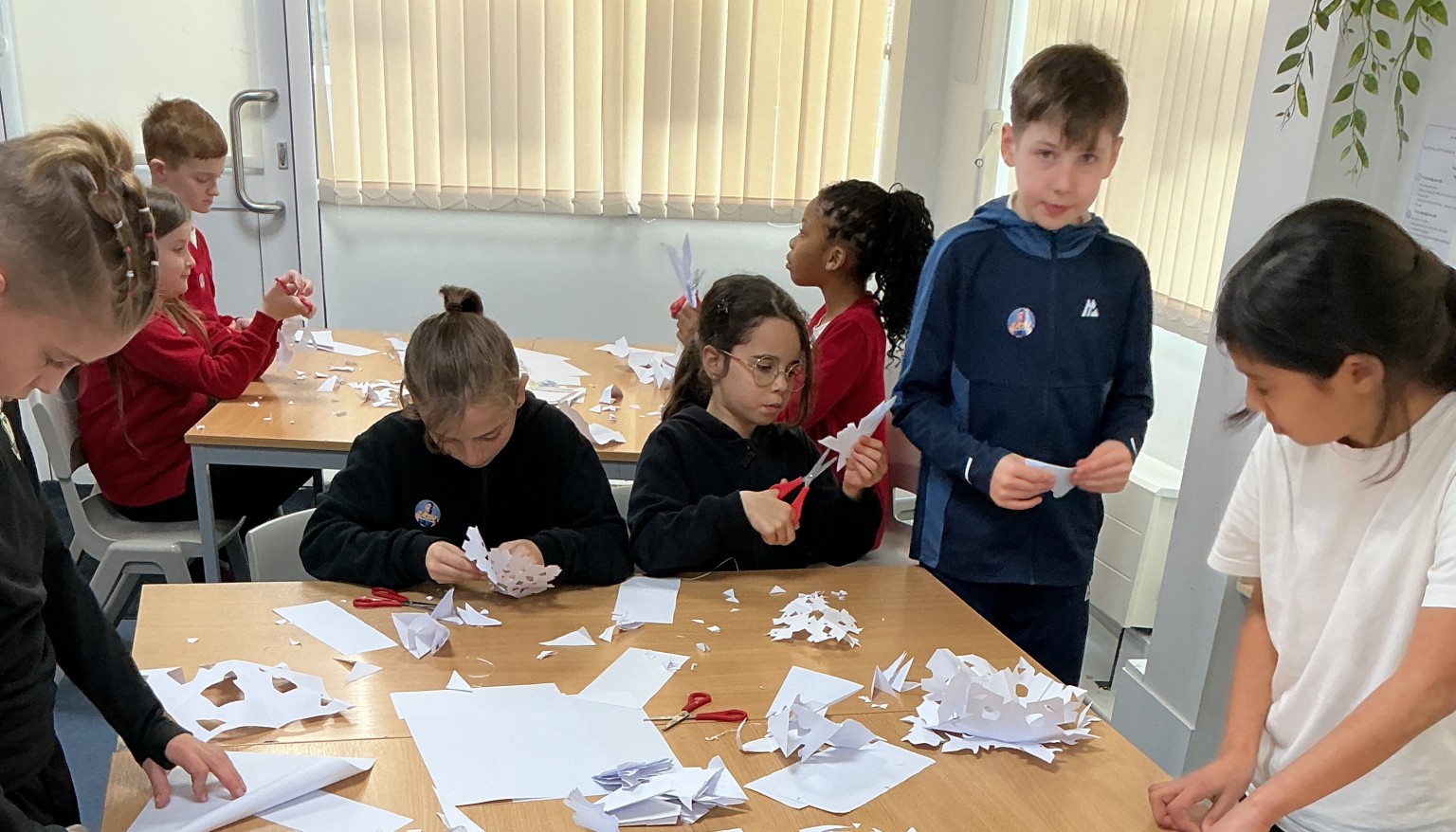 Snow flake preparation