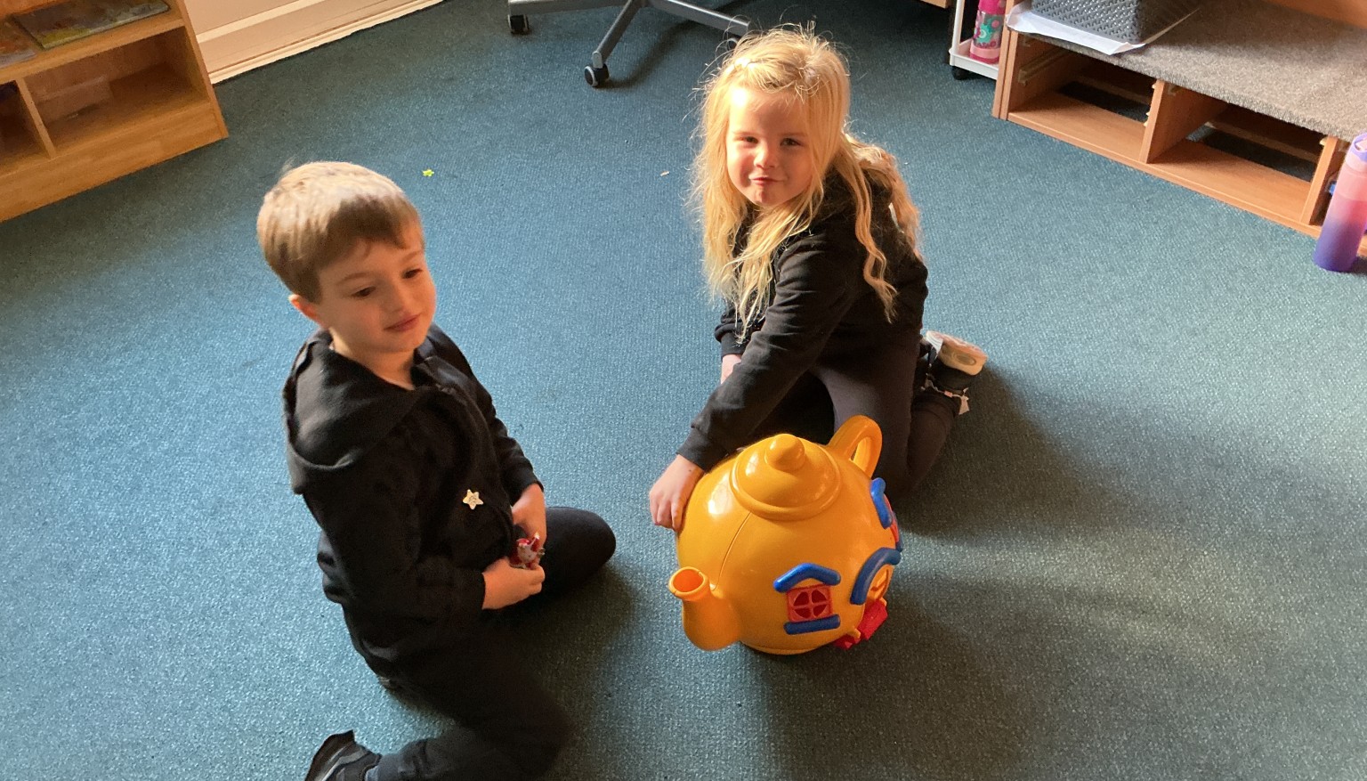 Exploring the old toys!