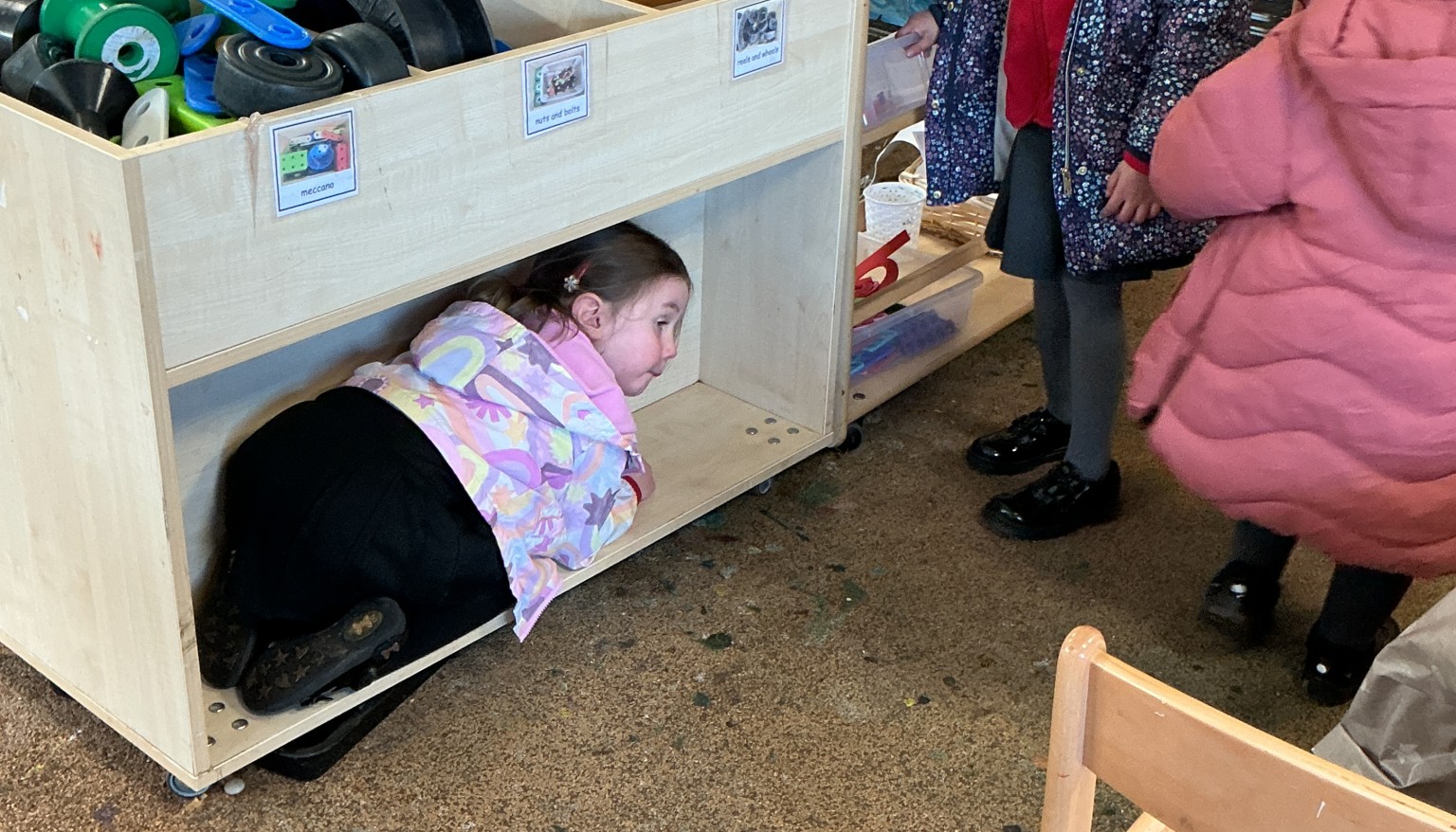 Playing 'Hide and Seek' like the toys in the story!