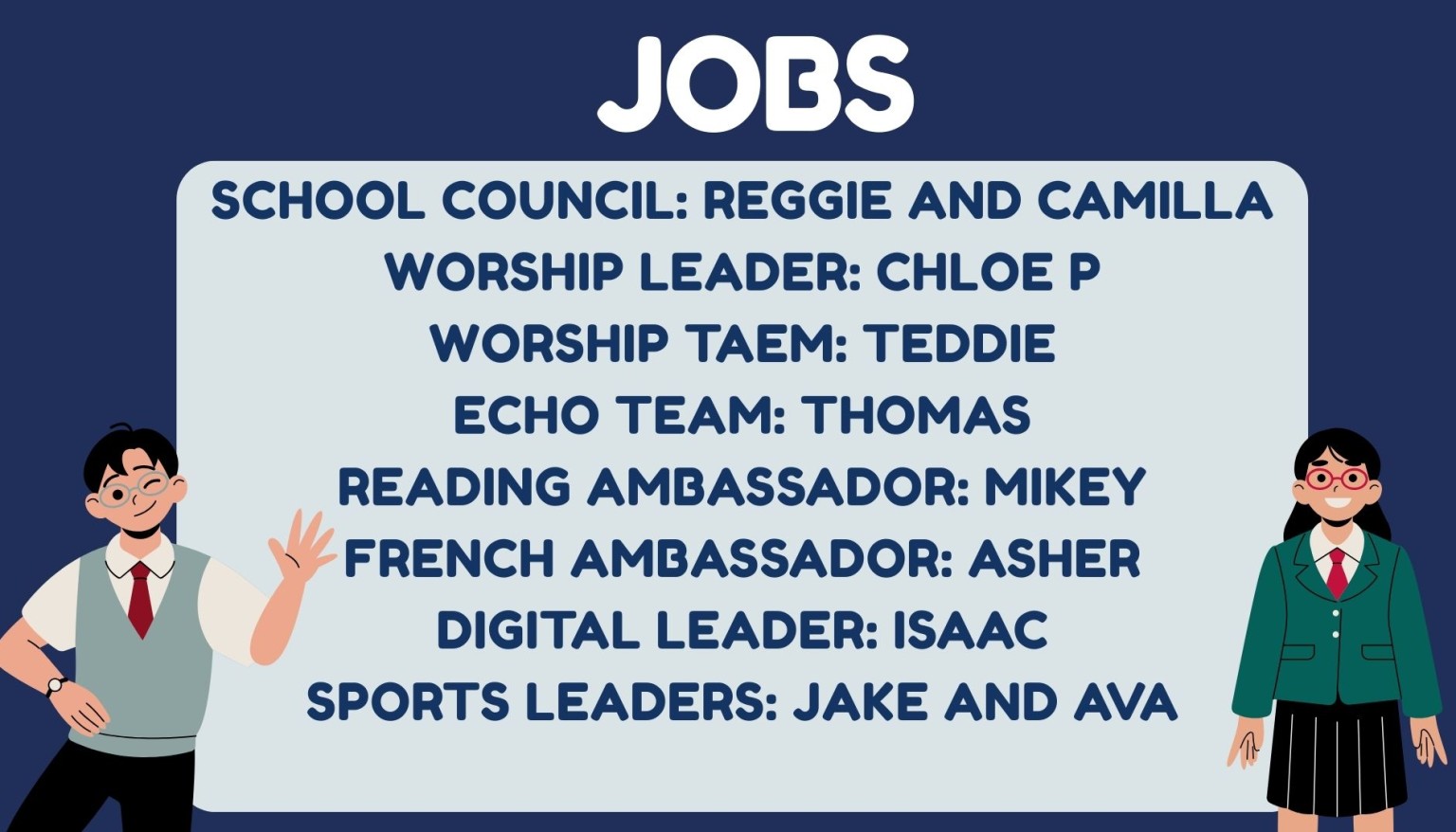 Autumn 1 jobs