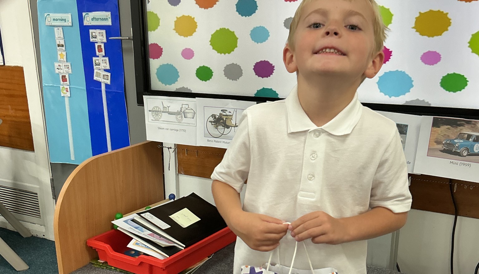 I got to share some things about me. 