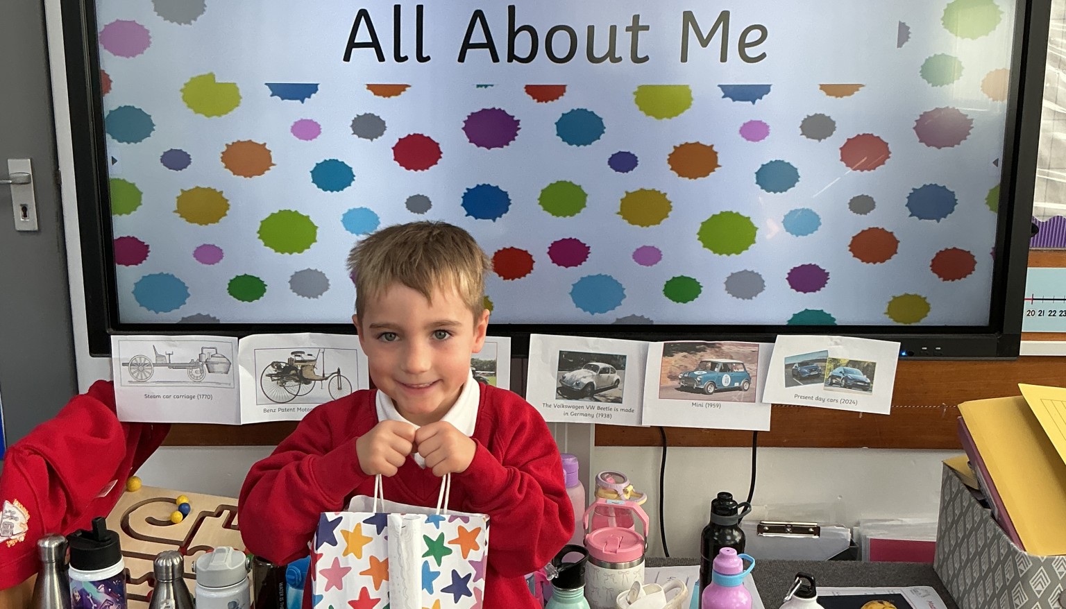 I got to share some things about me. 