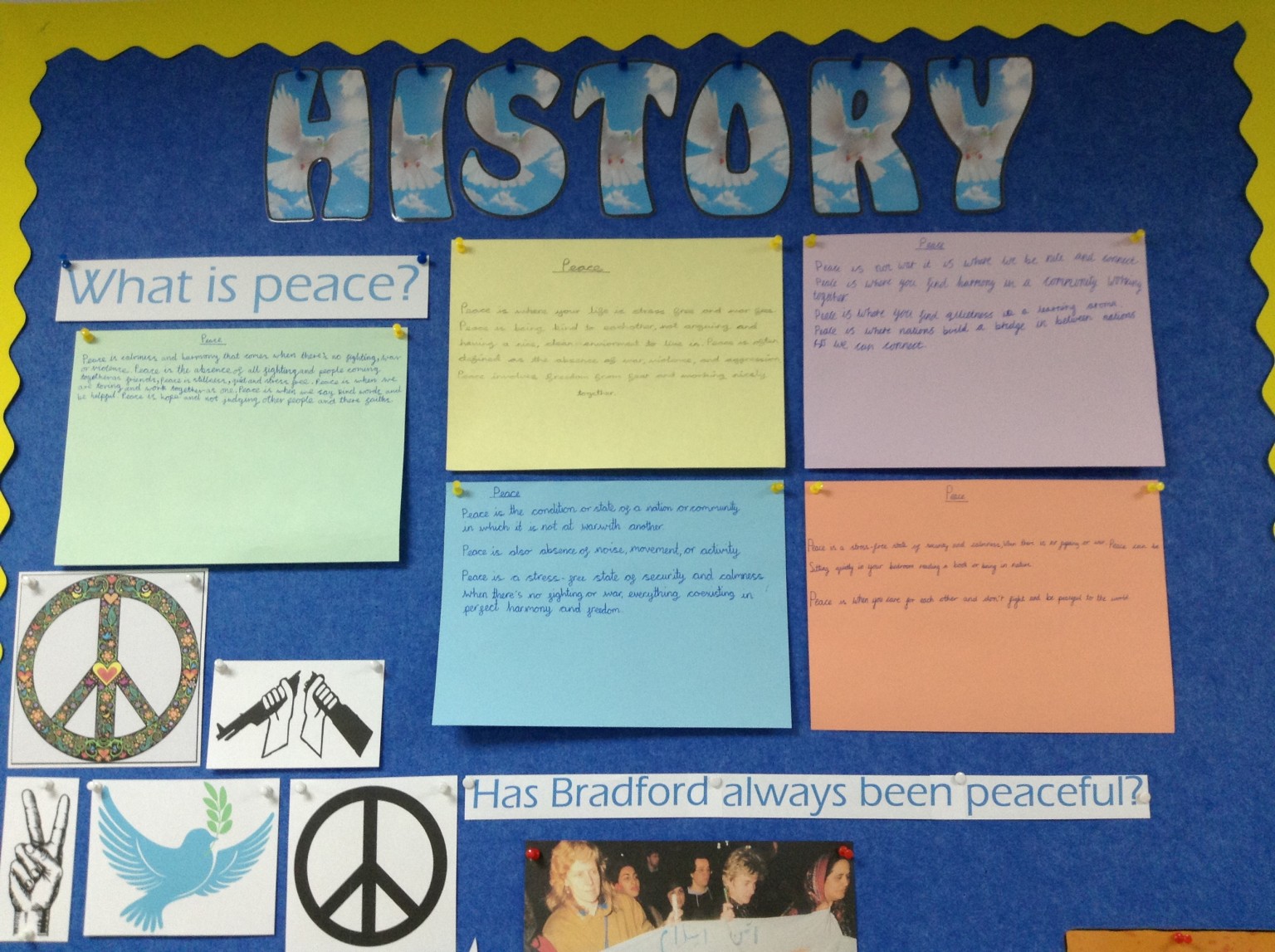 Our definitions of peace