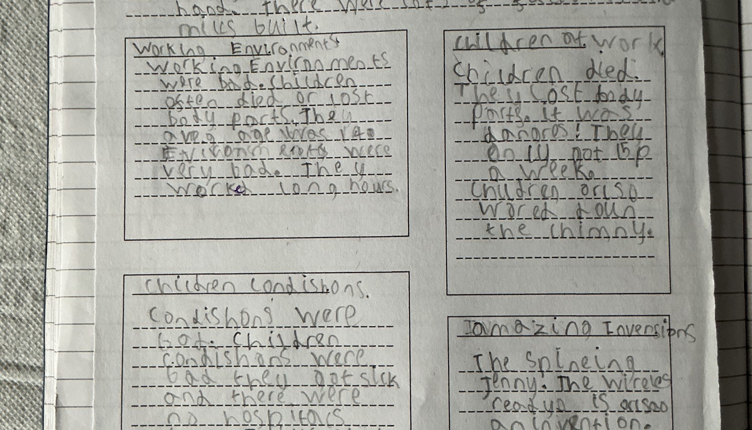 Asher's Industrial Revolution fact file