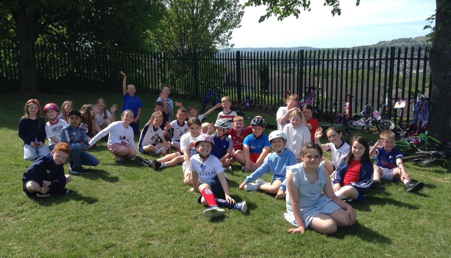 Waiting for our turn!