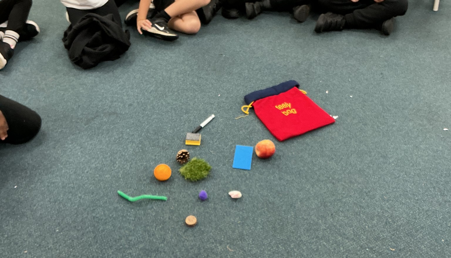 There were lots of different things in the bag. Some we guessed correctly, some we did not. 