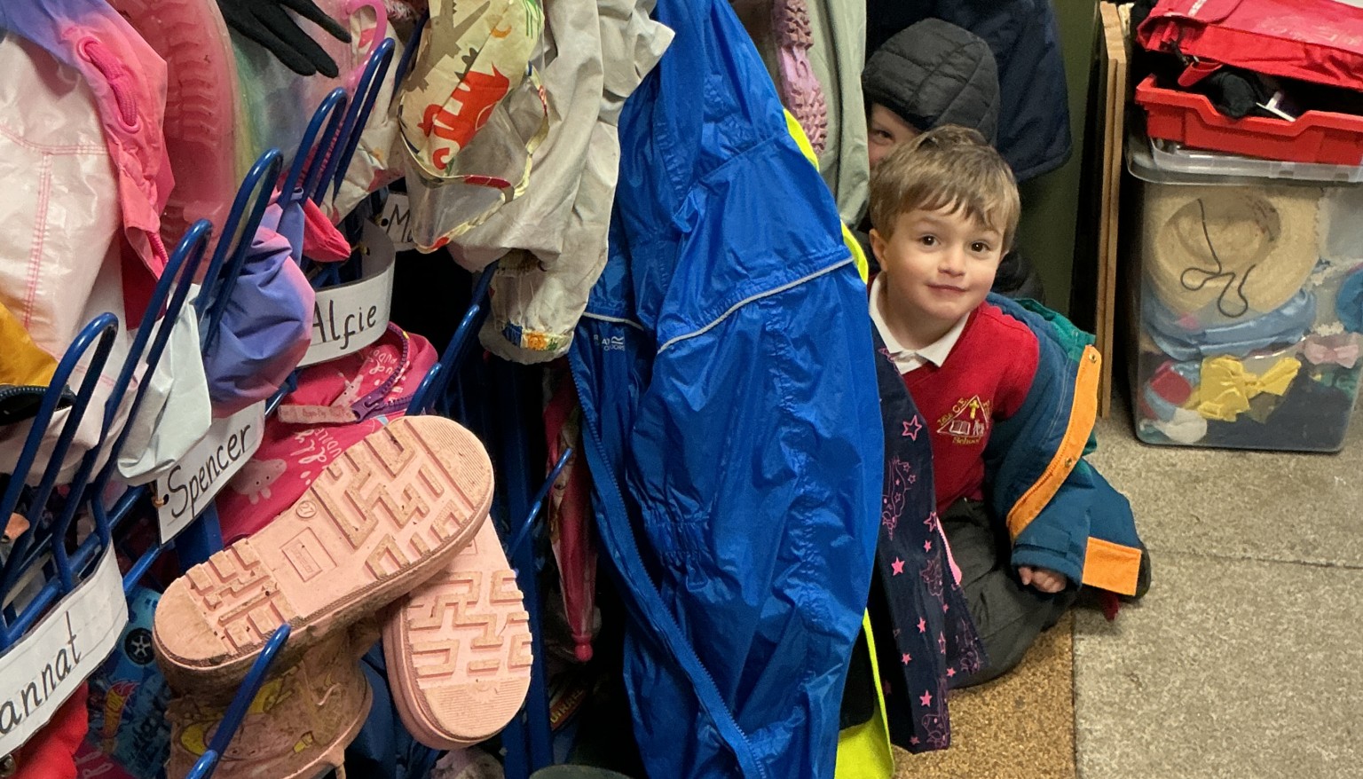 Playing 'Hide and Seek' like the toys in the story!