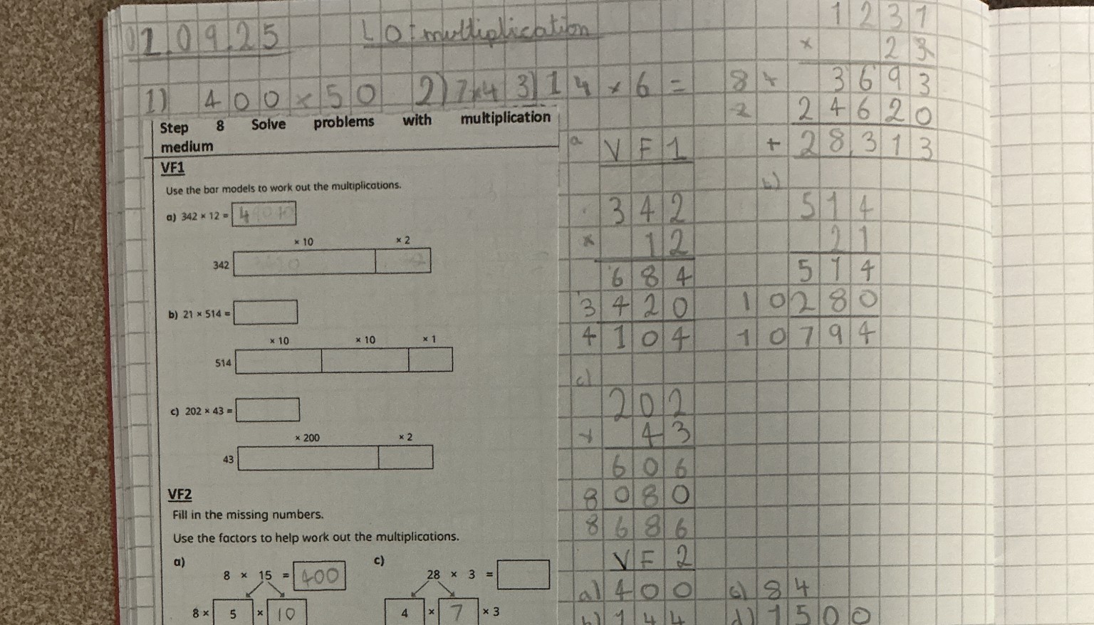 Maths work