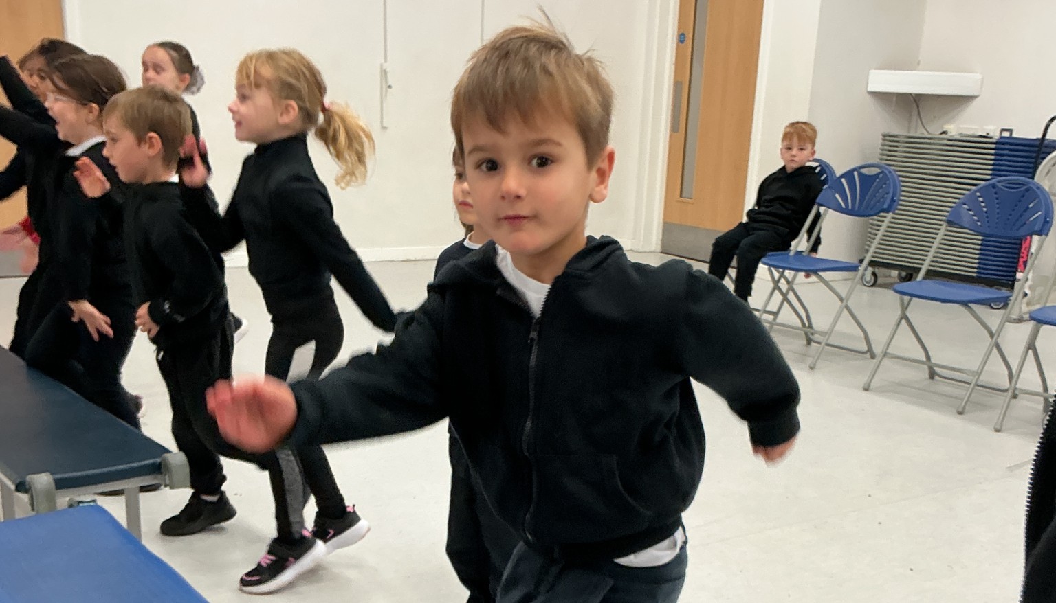 We loved doing the exercises. 