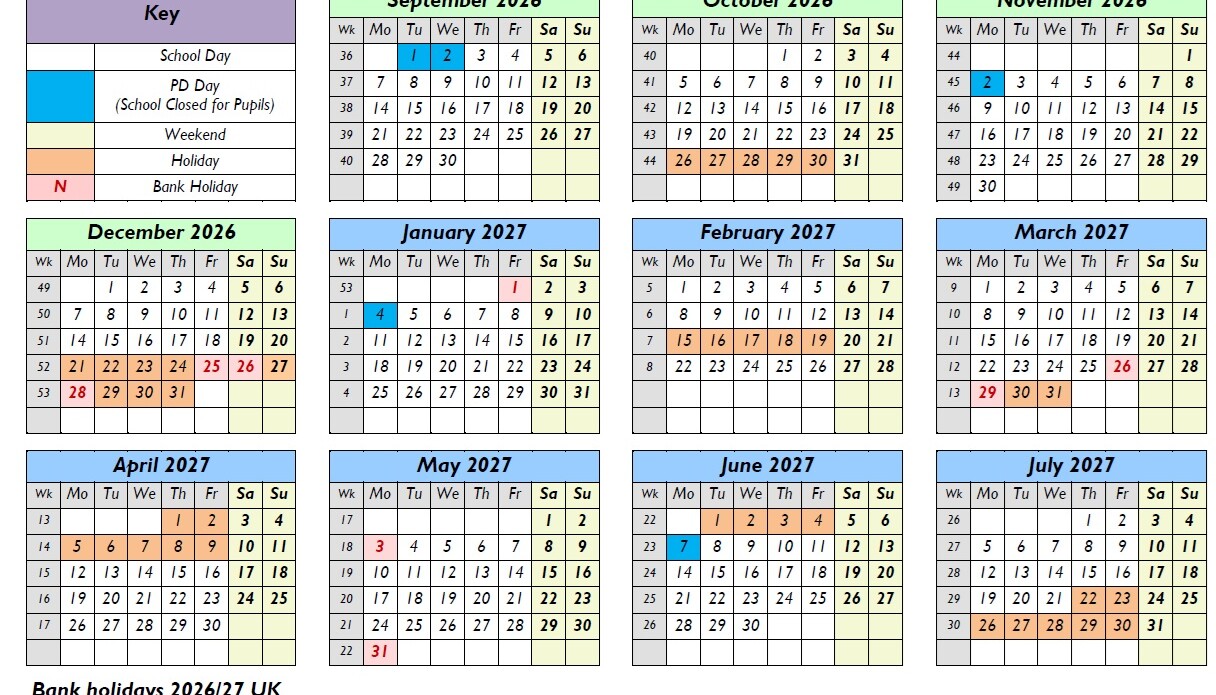 Term Dates