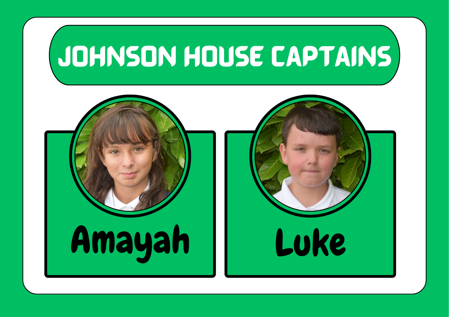 Johnson House Captains