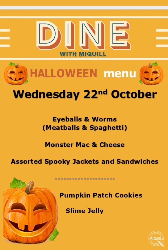 Halloween Menu