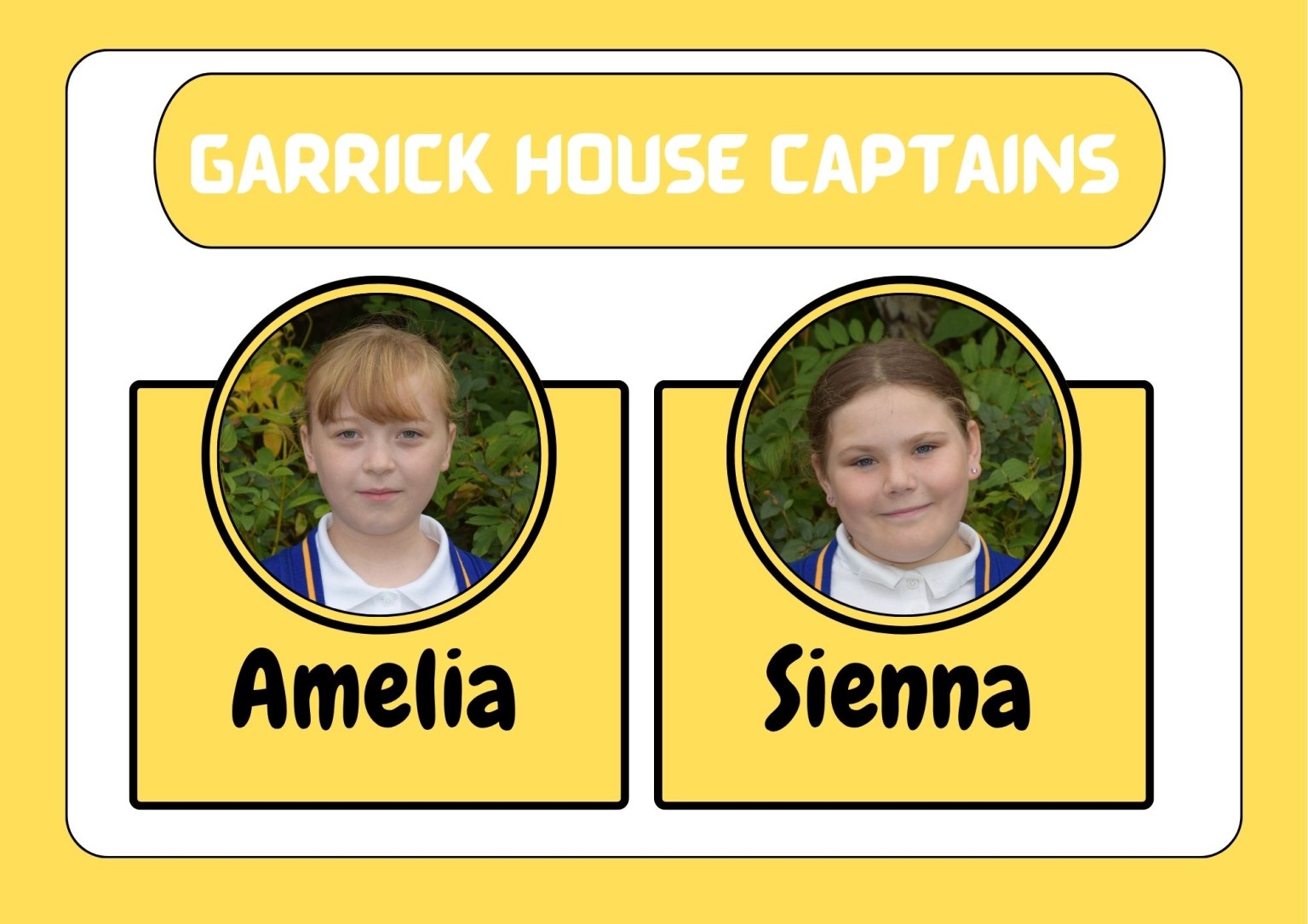 Garrick House Captains