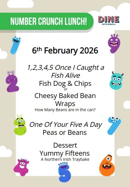 6th February Menu