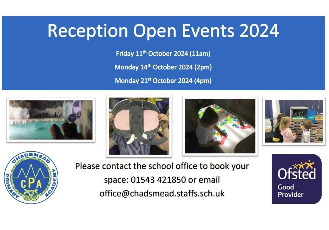 Reception Open Events 2024