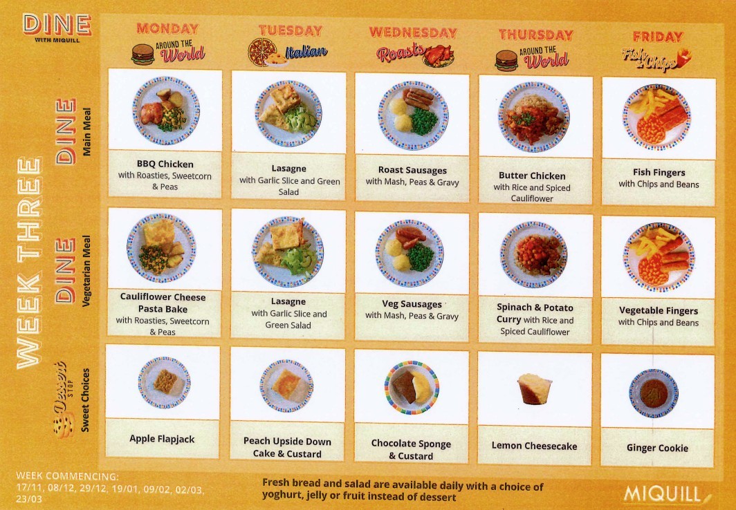 Week 3 Menu