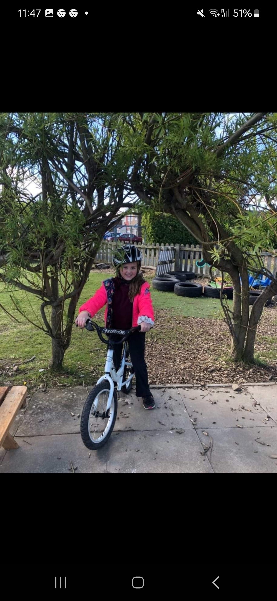 Child on a bike