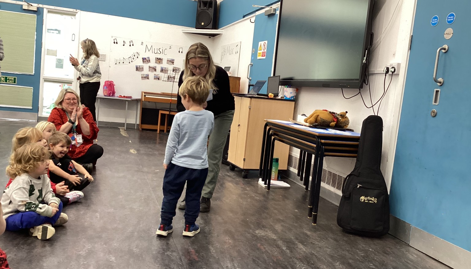 Receiving headteacher awards