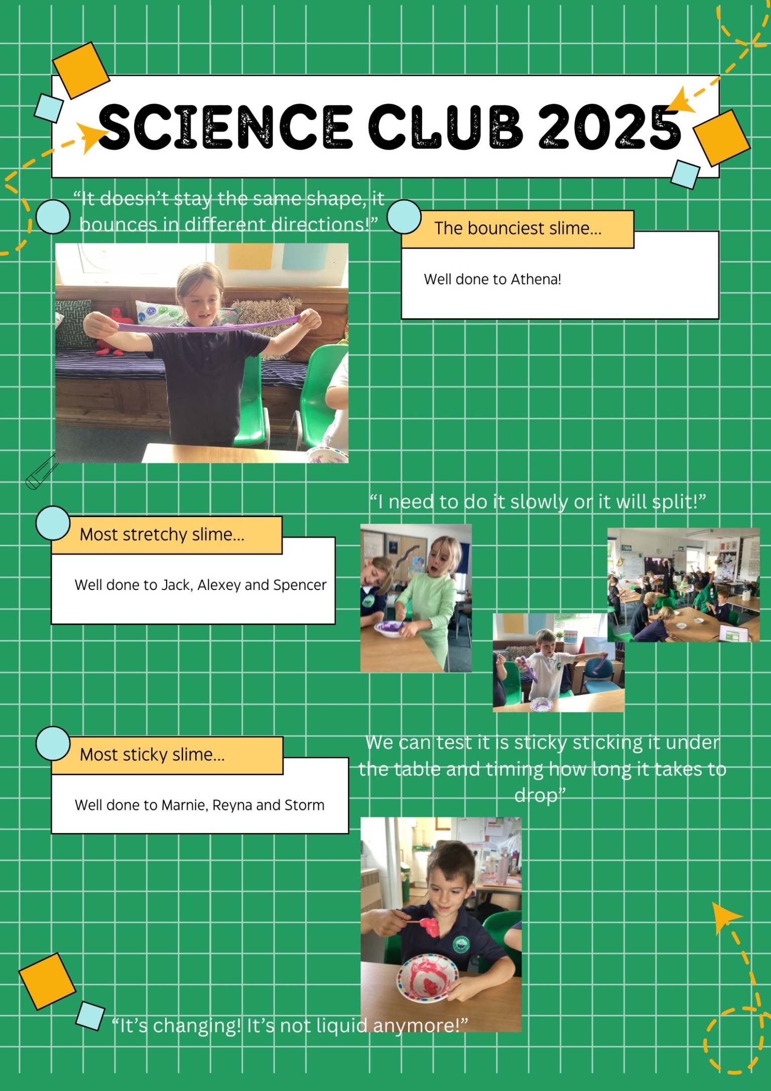 Science Club Fun - Autumn 2025