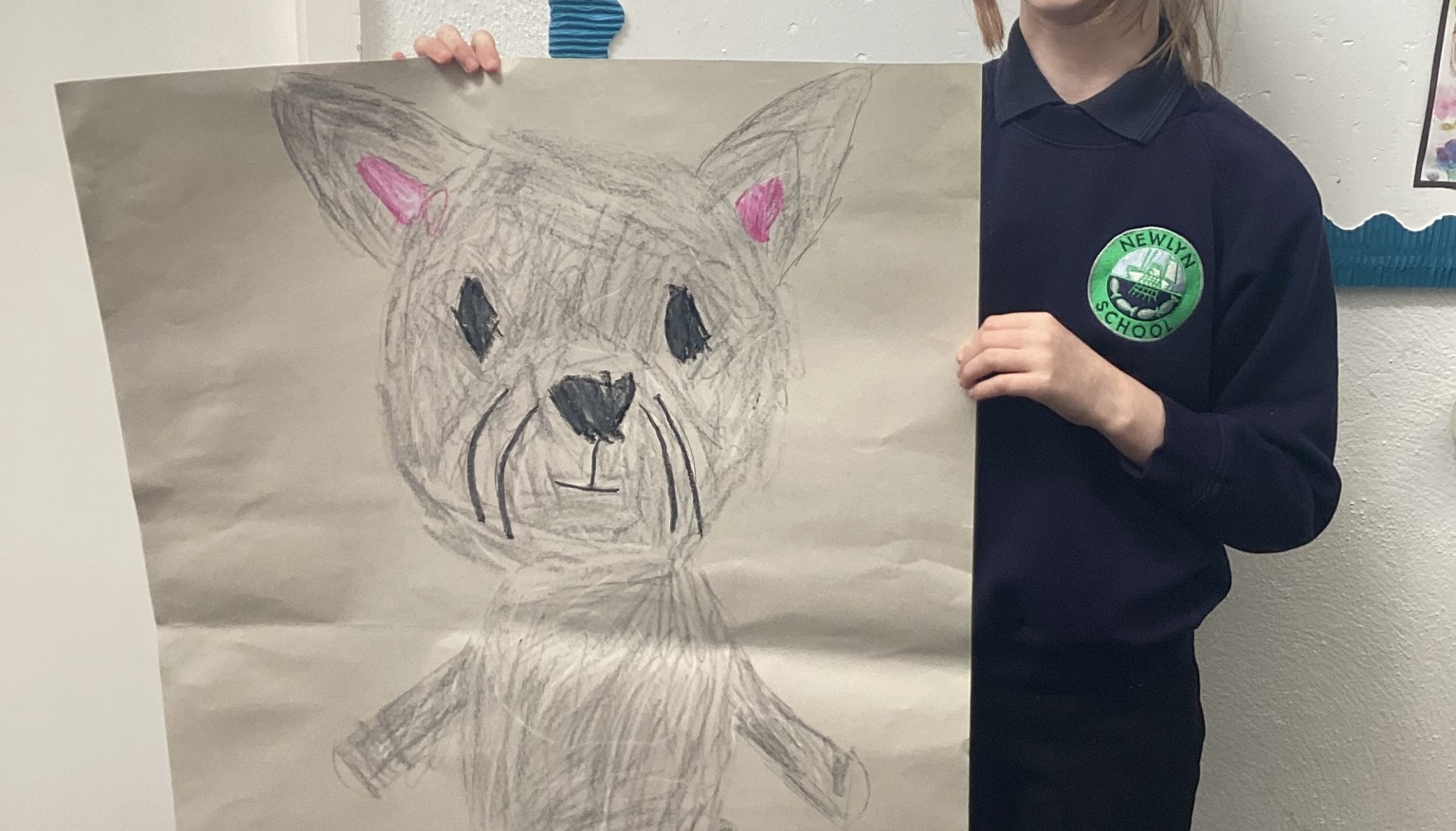 Large scale drawings of objects which are special to us, inspired by the work of VeronicaRyan