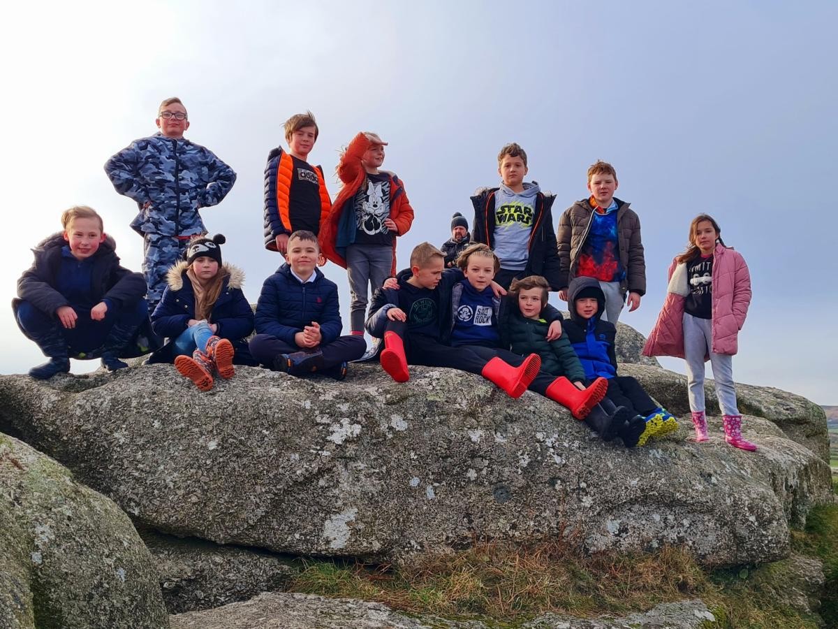 Group Picture on Rock