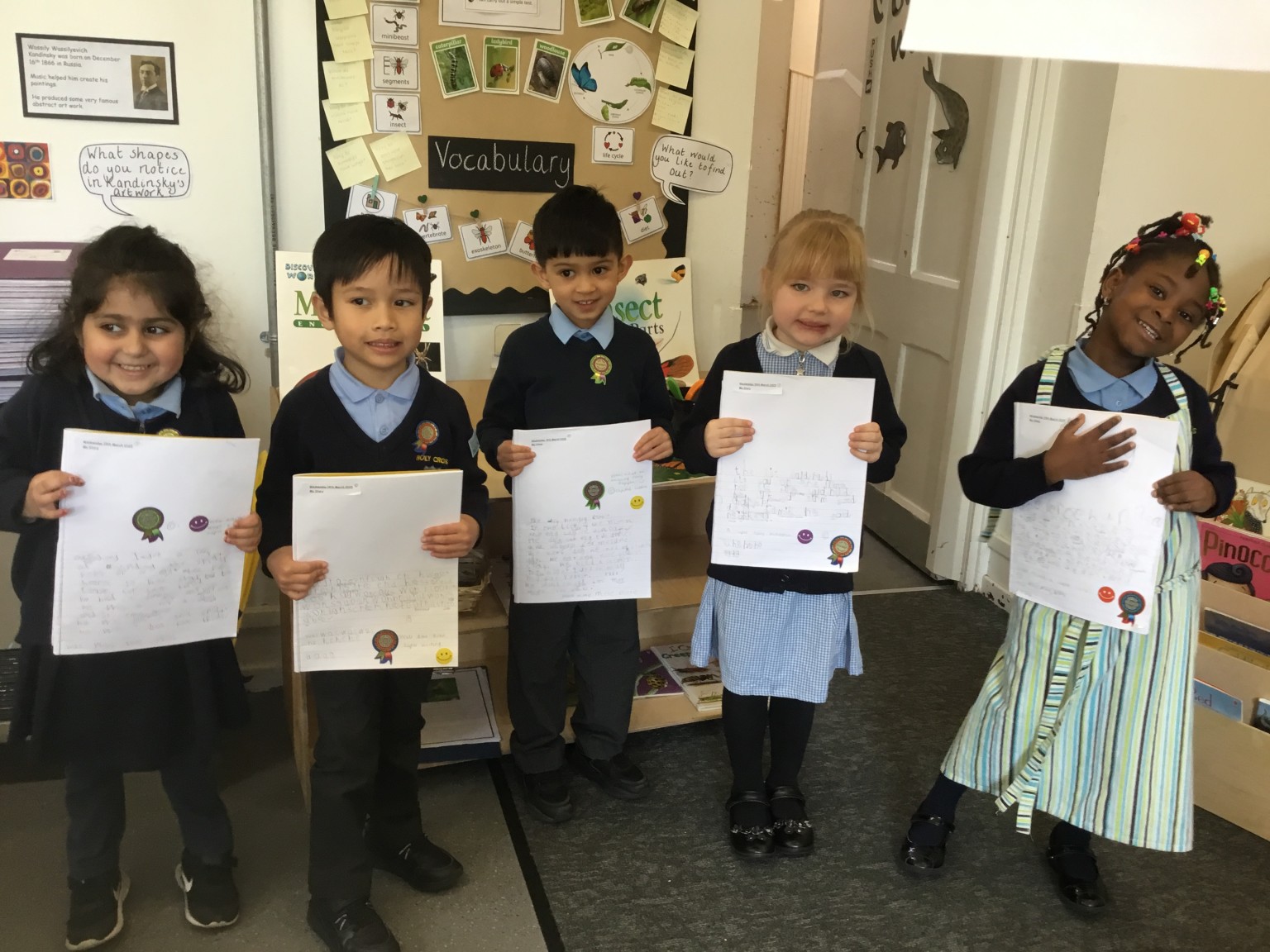 Look at our super writing!