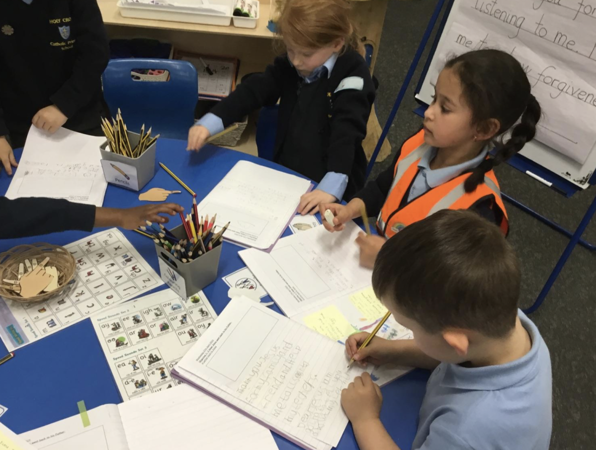 Writing letters in RE