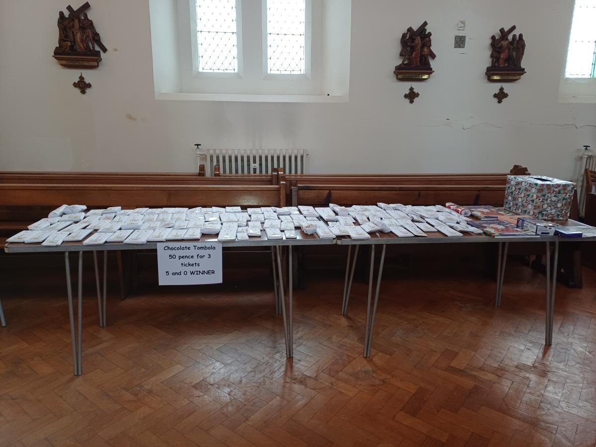 Chocolate Tombola, everybody loves chocolate