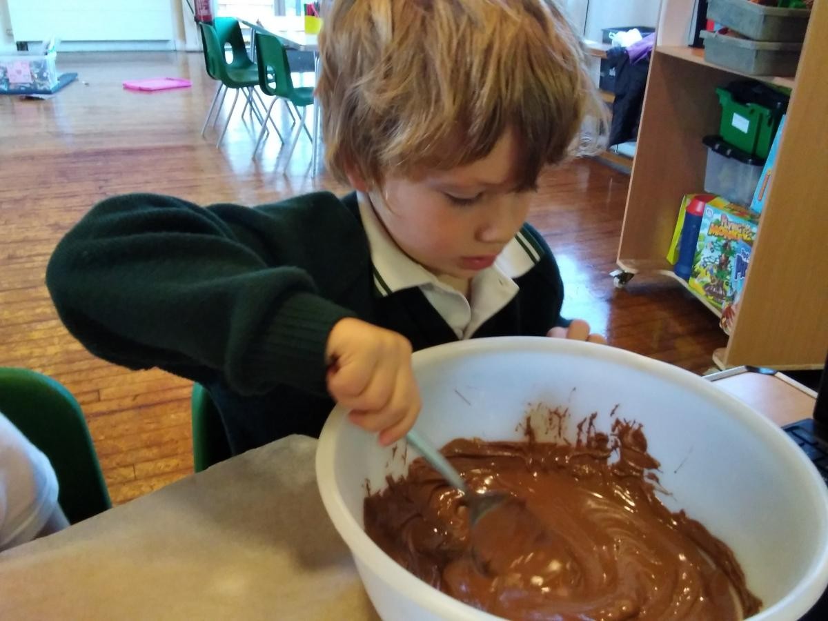 We have lots of fun in After School Club. Here we are making edible sparklers for Bonfire Night!