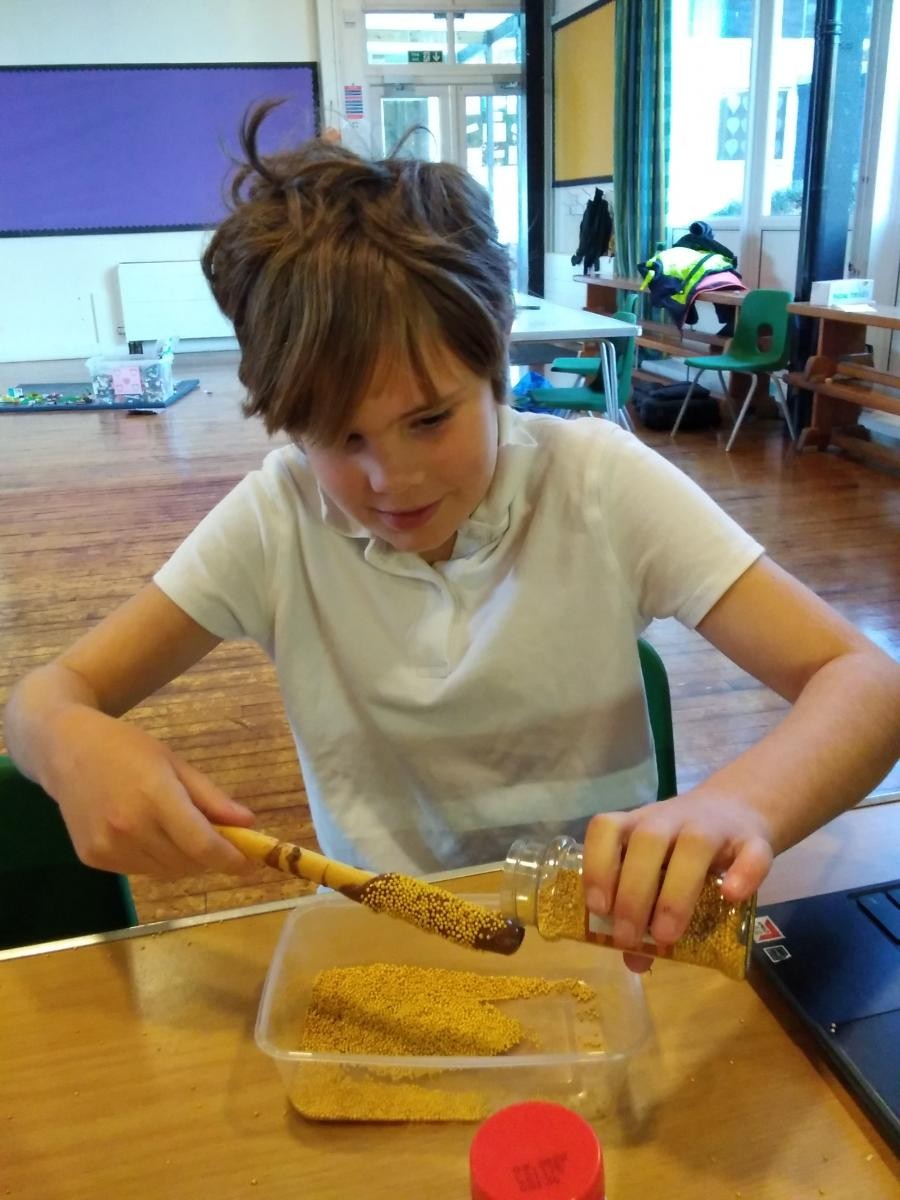 We have lots of fun in After School Club. Here we are making edible sparklers for Bonfire Night!
