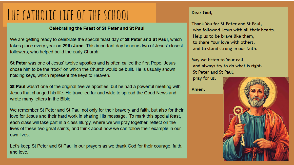 The Feast of St Peter and St Paul