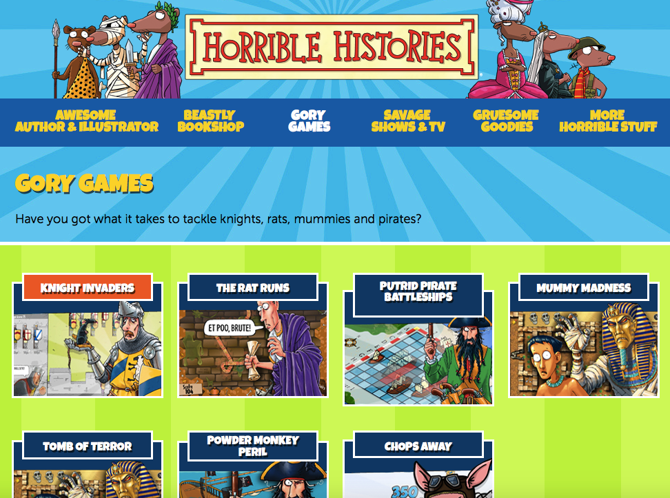 www.horrible-histories.co.uk