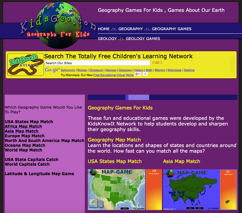 www.kidsgeo.com