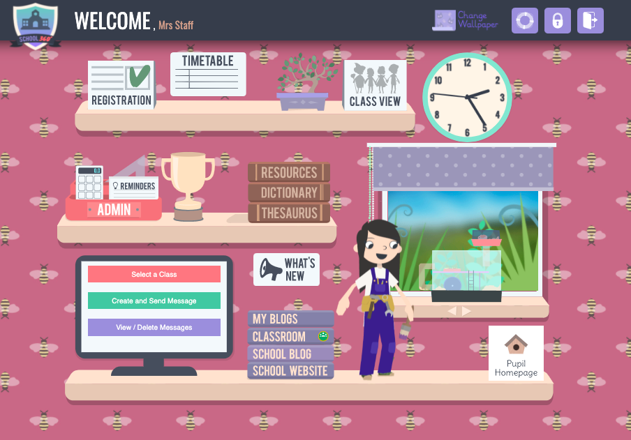 School360 - teacher home page