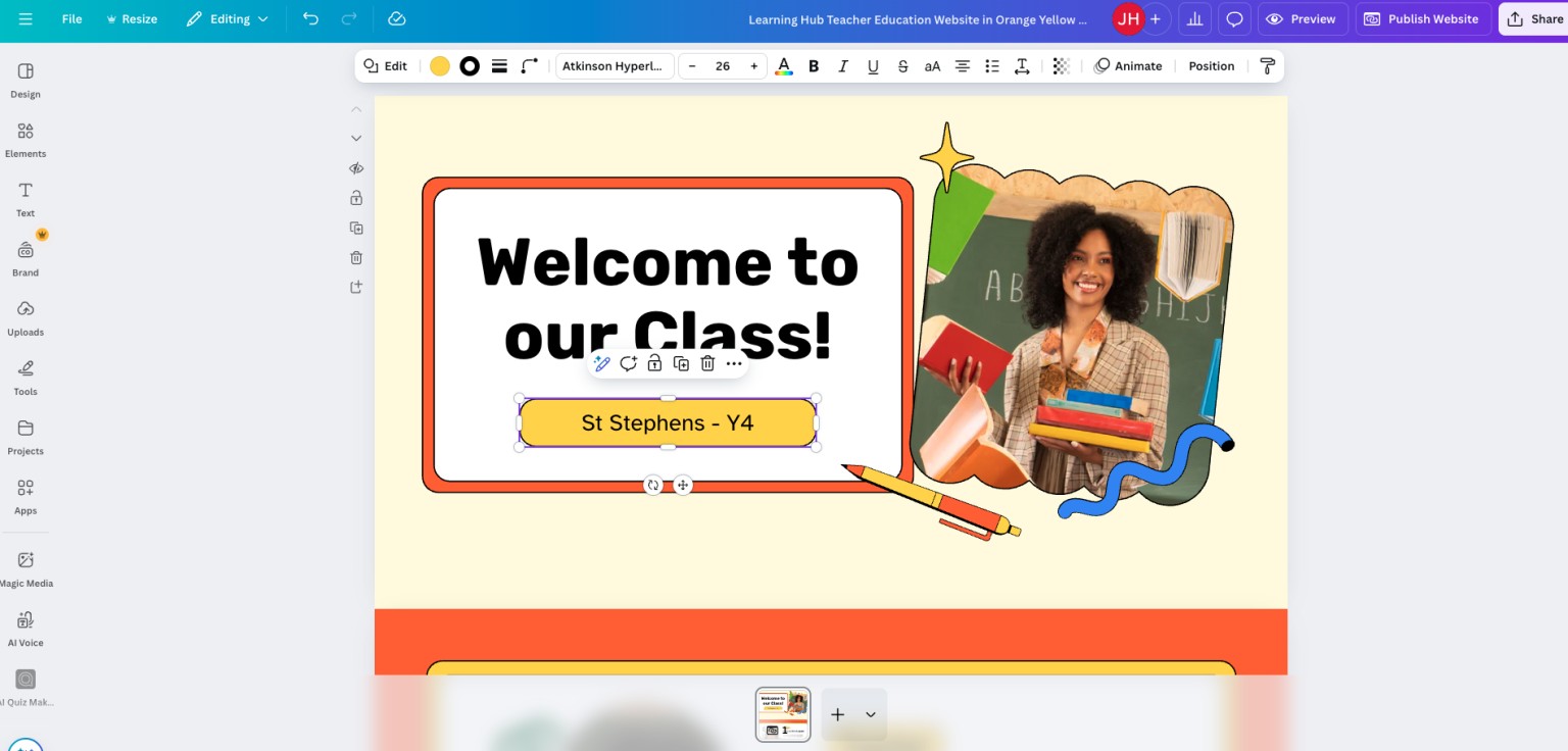 Canva - create a presentation