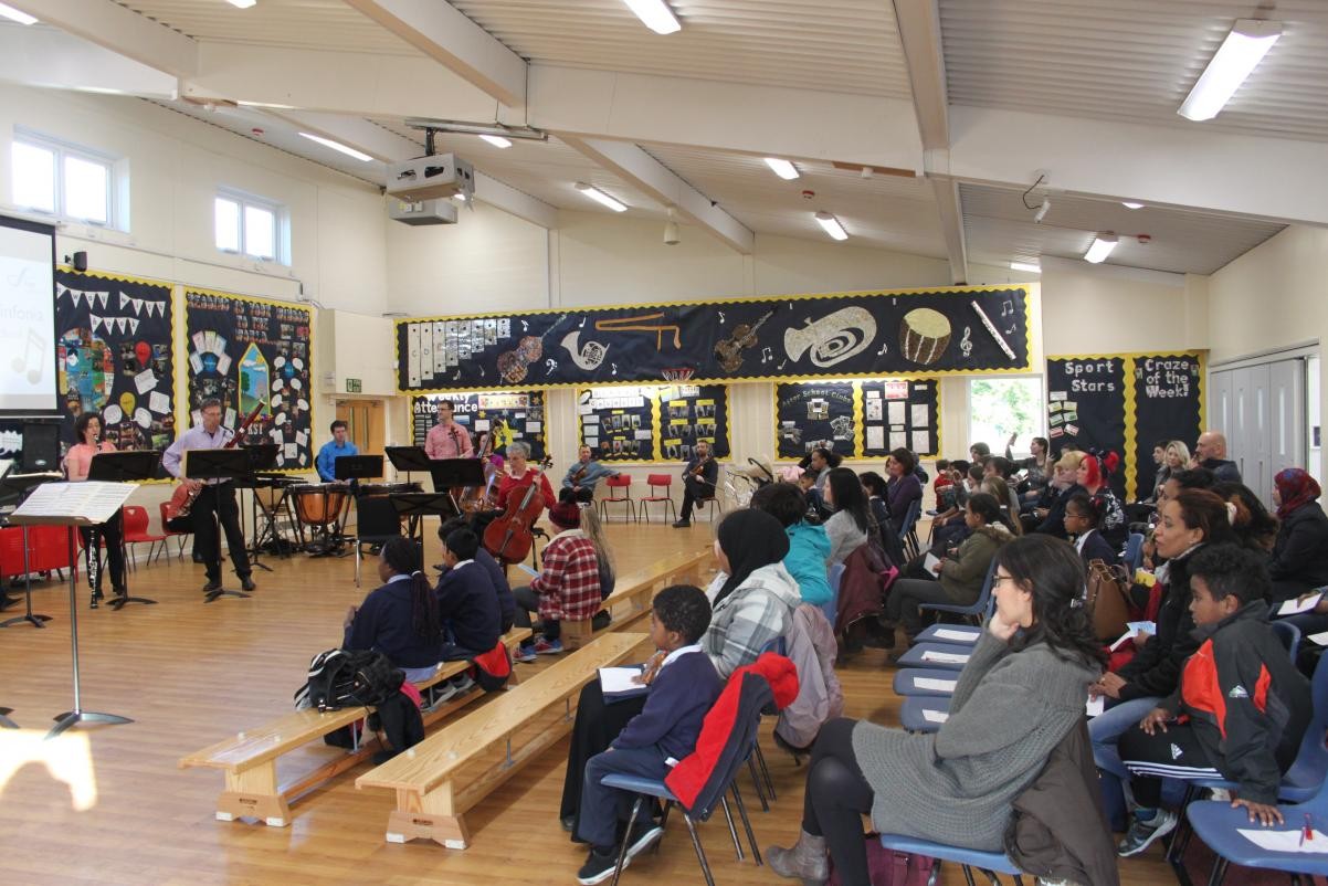 Royal Northern Sinfonia came to our school and performed a concert just for us! - February 2018