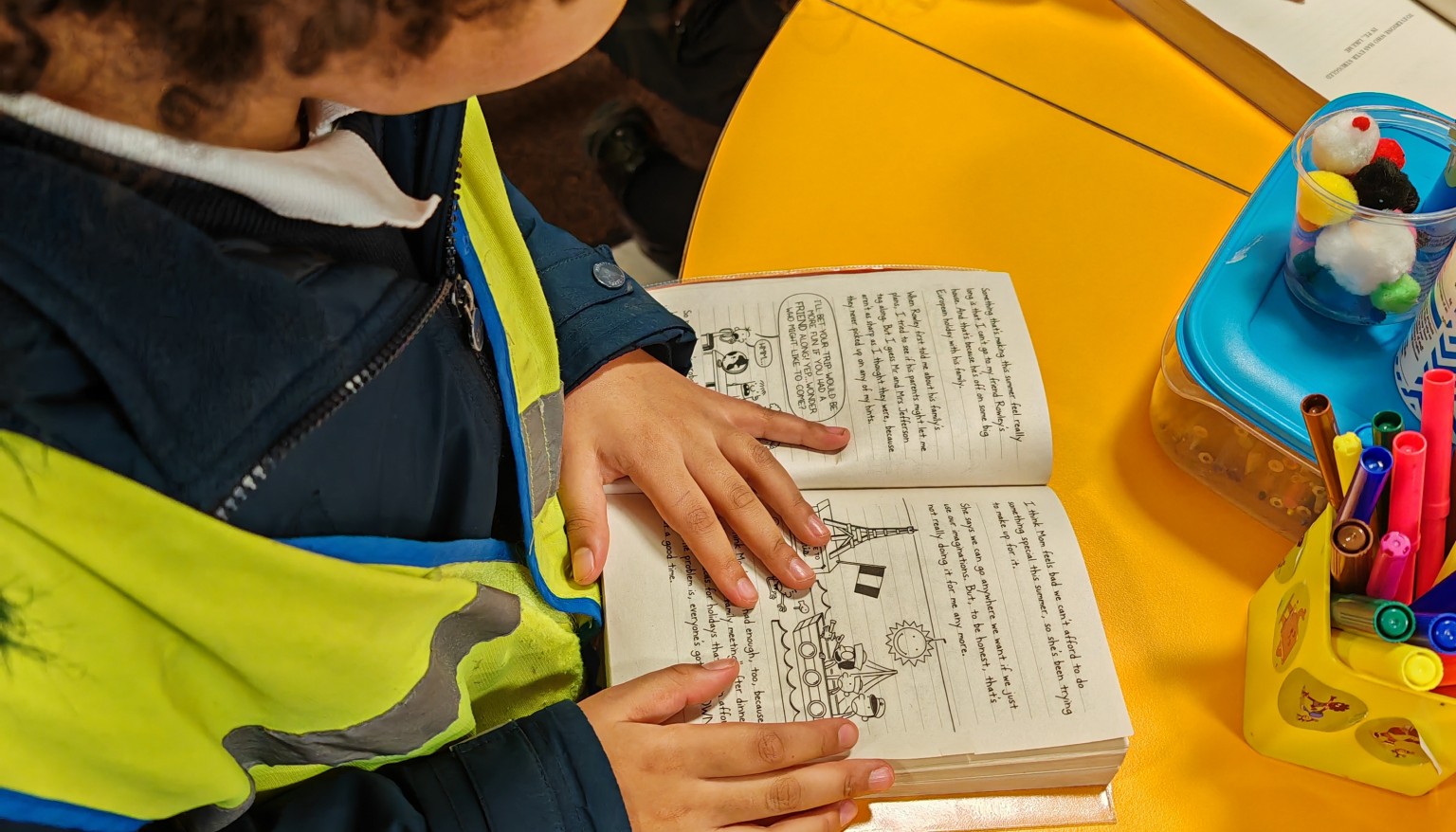 Loving my choice of story.