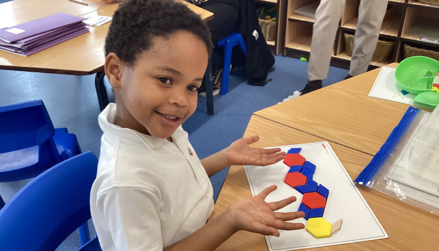 using shapes to make a picture
